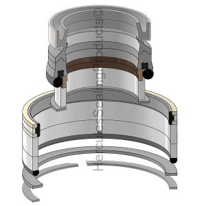 Heil Hydraulic Cylinder Seal Kit – 3.5 Rod × 5.5 Bore – HL-1-6611-004