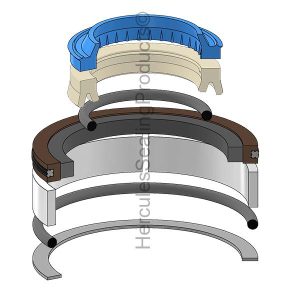 Heil Hydraulic Cylinder Seal Kit – 1.5 Rod × 3 Bore – HL-1-6754-001