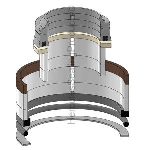 Hydraulic Cylinder Seal Kit – 4 Rod × 5.5 Bore – HL-K272-0989