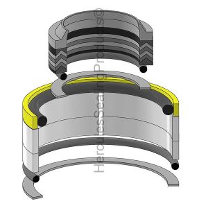 Hydraulic Cylinder Seal Kit – 2.5 Rod × 5 Bore – HL-K272-2778