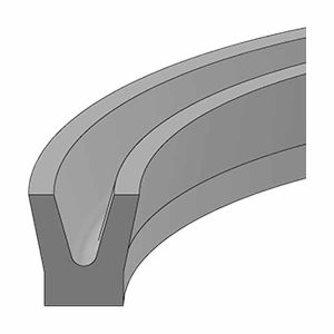 0.750x1.000x0.125, Hydraulic U-Seal (HSU12-0.75-12-80D)