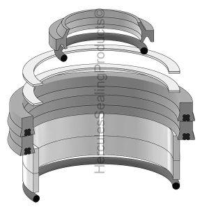 Hyco Hydraulic Cylinder Seal Kit – 3.5 Rod × 4 Bore – HYS-1334570