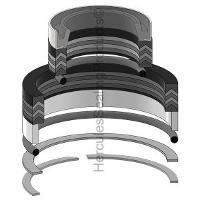 Hyco Hydraulic Cylinder Seal Kit – 1.25 Rod × 3 Bore – HYS-170881