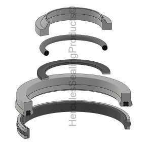 Hyco Hydraulic Cylinder Seal Kit – 28 mm Rod × 2.5 Bore – HYS-2302714