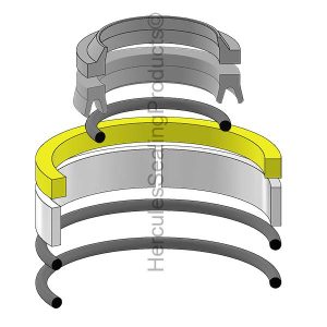 Hyco Hydraulic Cylinder Seal Kit – 1.75 Rod × 3.5 Bore – HYS-281815