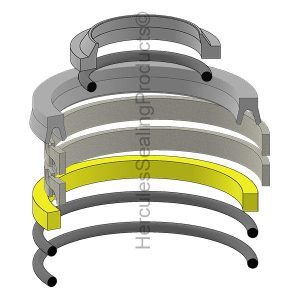 Hyco Hydraulic Cylinder Seal Kit – 2.25 Rod × 3.5 Bore – HYS-281859