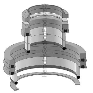 Hyco Hydraulic Cylinder Seal Kit – 3 Rod × 4.75 Bore – HYS-321909