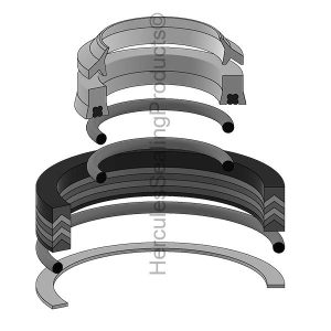 Hyco Hydraulic Cylinder Seal Kit – 1.75 Rod × 4 Bore – HYS-323645
