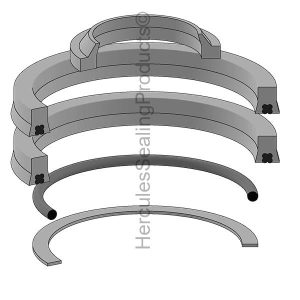 Hydraulic Seal Kit, Rod 0.750 x Bore 1.625 (HYS-48628)