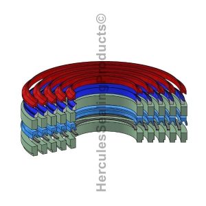 4.000 - 8.125, Hydraulic Telescopic Cylinder Seal Kit (HY-034-00070-48-1/8)