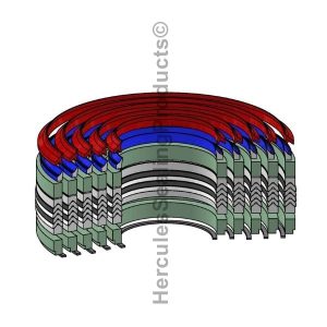 4.000 - 8.125, Pack Kit, Hydraulic Telescopic Cylinder Seal Kit (HY-034-00072-48-1/8)