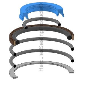JCB Hydraulic Cylinder Seal Kit – 45 mm Rod × 90 mm Bore – JCB-232-22510