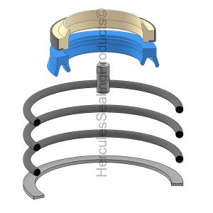 JCB Hydraulic Cylinder Seal Kit – 50 mm Rod × 75 mm Bore – JCB-991-10113