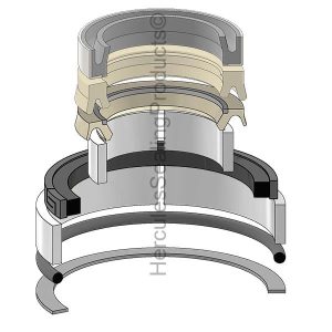 Case Hydraulic Cylinder Seal Kit – 1.75 Rod × 3.25 Bore – JIC-1543260C1