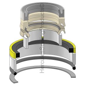 Case Hydraulic Cylinder Seal Kit – 1.75 Rod × 3 Bore – JIC-1543267C1