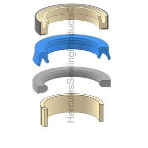 Hydraulic Seal Kit, Rod 63.000, Models 1650K - Tier 1, 1650K - Tier 2, 1650L (JIC-76066270)