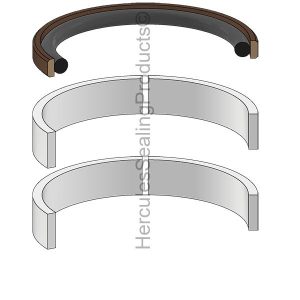 Hydraulic Seal Kit, Bore 125.000, Models 1650K - Tier 2 (JIC-79099850)