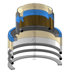 Hydraulic Seal Kit, Rod 35.000 x Bore 75.000, Models 70XT (JIC-86988494)