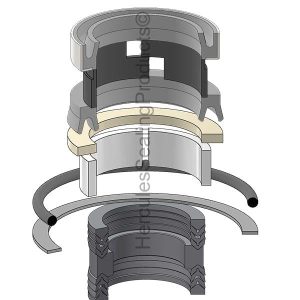 Case Hydraulic Cylinder Seal Kit – 1.75 Rod × 3 Bore – JIC-G105524