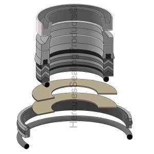 Hydraulic Seal Kit, Rod 1.000 x Bore 3.000 (JLG-2900007)