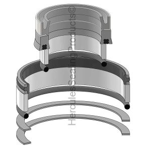 Hydraulic Seal Kit, Rod 1.250 x Bore 3.000 (JLG-2900426)