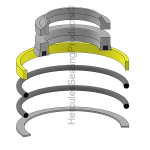 Hydraulic Seal Kit, Rod 2.000 x Bore 3.500 (JLG-2901007)
