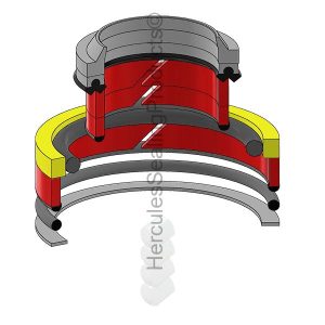 Hydraulic Cylinder Seal Kit – 1.5 Rod × 3.5 Bore – JLG-2915023