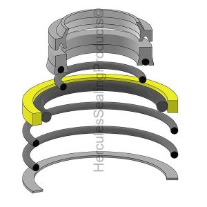 JLG Hydraulic Cylinder Seal Kit – 1.25 Rod × 2.5 Bore – JLG-70021452
