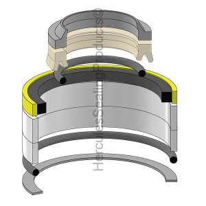 Hydraulic Cylinder Seal Kit – 1.75 Rod × 3.5 Bore – JLG-70022041