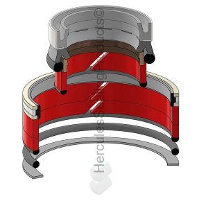 JLG Hydraulic Cylinder Seal Kit – 3 Rod × 4 Bore – JLG-70022858