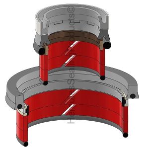 JLG Hydraulic Cylinder Seal Kit – 2.5 Rod × 4.75 Bore – JLG-91514050