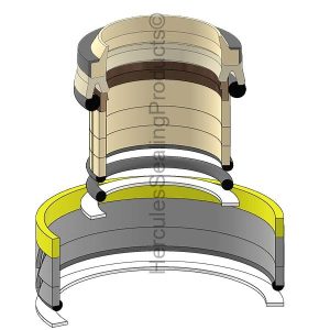 Hydraulic Seal Kit, Rod 100.000 (KATO-309-75590000)