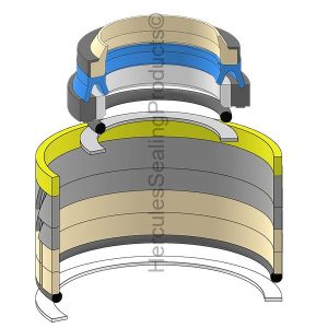 Hydraulic Seal Kit, Rod 85.000 x Bore 130.000 (KATO-309-78500001)