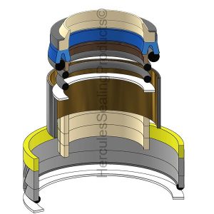Hydraulic Seal Kit, Rod 85.000 (KATO-309-78590010)
