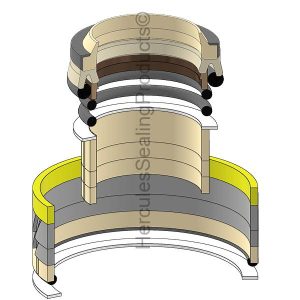 Hydraulic Seal Kit, Rod 100.000 (KATO-329-12090000)