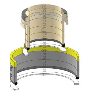 Hydraulic Seal Kit, Rod 100.000 (KATO-75590020)