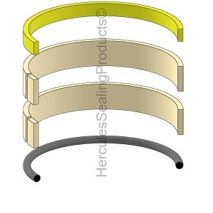 Hydraulic Seal Kit, Bore 95.000, Models K903II, SK60, SK70SR, SK70SR-1E, SK70SR-1ES, SK80CS, SK80CS-1E, SK80MSR, SK80MSR-1E, SK80MSR-1ES (KOB-2438U1096R200)