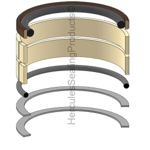 Hydraulic Seal Kit, Bore 100.000, Models SK115DZ IV (KOB-2438U738R200)