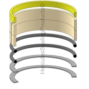 Hydraulic Seal Kit, Bore 110.000, Models SK115SRDZ, SK115SRDZ-1E, SK135SR, SK135SR-1E, SK135SRL, SK135SRL-1E, SK135SRLC, SK135SRLC-1E (KOB-YX01V00006R200)
