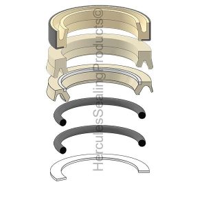 Hydraulic Seal Kit, Rod 70.000, Models SK115SRDZ, SK115SRDZ-1E, SK135SR, SK135SR-1E, SK135SRL, SK135SRL-1E, SK135SRLC, SK135SRLC-1E (KOB-YY01V00001R100)