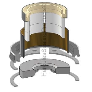 Hydraulic Seal Kit, Models D51PX-22, D51PX-24, D51PXI-22 (KOM-SK100137)