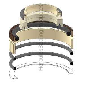 Hydraulic Seal Kit, Rod 30.000 x Bore 65.000, Models B2650, B3350, BH77, L2501, L2502, L3301, L3302, L3560, L3901, L3902, LX2610 (KUB-7K503-52300)