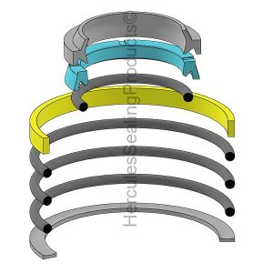 Hydraulic Seal Kit, Rod 30.000 x Bore 60.000, Models B2301HSD, B2601HSD, BH70, BT603, BX23S, BX23S-1, BX25D (KUB-7K525-13300)