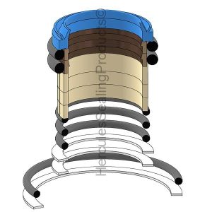 100 mm, Hydraulic Seal Kit (LBH-9165441)