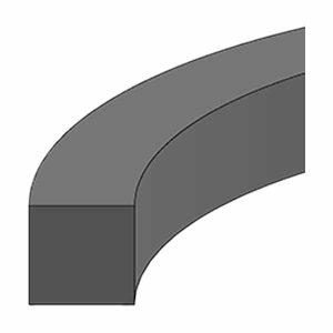 Urethane Modular Hydraulic Wear Ring  Back-Up Ring (MB25-1.75-25) – ID 1.750" x OD 2.250" x Height 0.250"