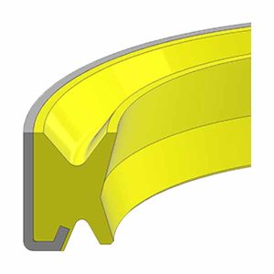 Urethane Steel Metal Clad Hydraulic Wiper (MCHD-6002-D) – ID 6.000" x OD 7.000" x Height 0.555"