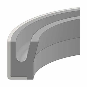 Urethane Steel Metal Clad Hydraulic Wiper (MCWI-160X180X10) – ID 160.000 x OD 180.000 x Height 10.000