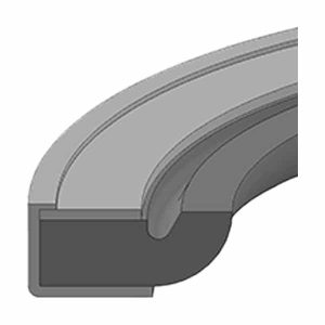 Nitrile Seal Steel Case Hydraulic Pin Seal (MDS-95X110X4) – ID 95.000 mm x OD 110.000 mm x Height 4.000 mm