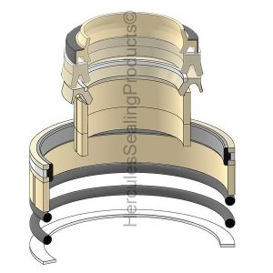 Hydraulic Seal Kit, Models MS-120-2, MS-120S-2, MS-120SS-2 (MIT-C65300032)