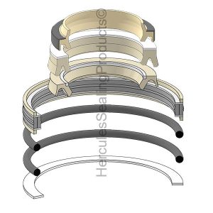 Hydraulic Seal Kit, Models MS-110-5, MS-110L-5, MS-110D-5, MS-110S-5 (MIT-C75300030)
